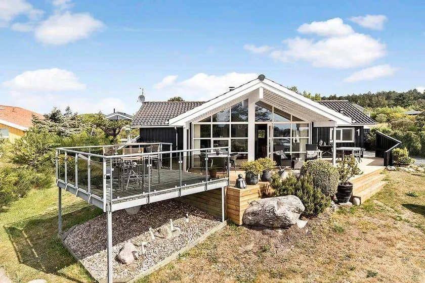 Holiday home with barbeque, terrace & sauna | Sea view - Image 1