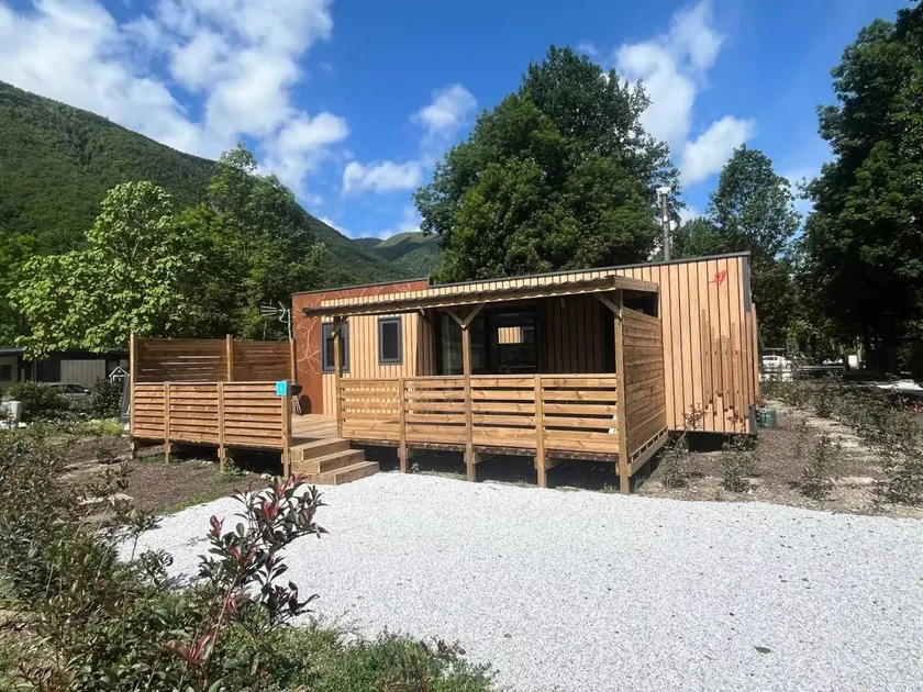 Flower Camping La Marmotte - Mobile-home Premium 40m² - 3 bedrooms - 2 bathrooms terrace Reversible air conditioning TV 6 people - Image 1