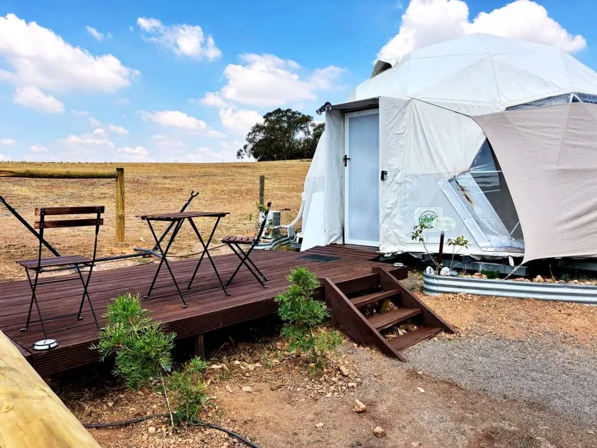 Serene Luxury Glamping Domes with Panoramic Sunrise Views near Balmattum, Victoria - Image 1