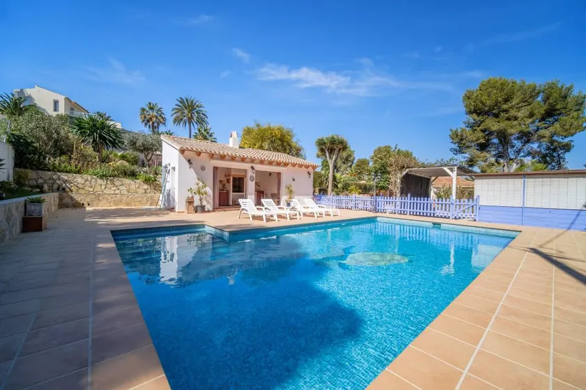 Holiday home with terrace, garden & pool | Mountain view - Image 1