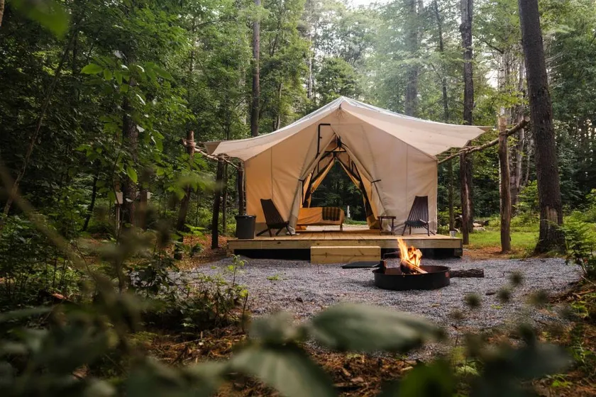Gorgeous Safari Tent in the Lake George Area of the Adirondack Mountains, Perfect for a Family Weekend Away - Image 1