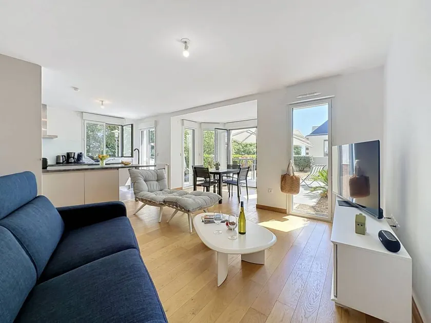 Ferienwohnung mit Pool, Garten und Terrasse | Meerblick - Image 1