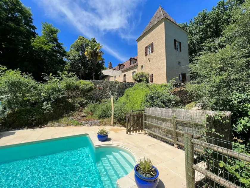 Colourful country house with large garden, very large pool and forest - Image 1