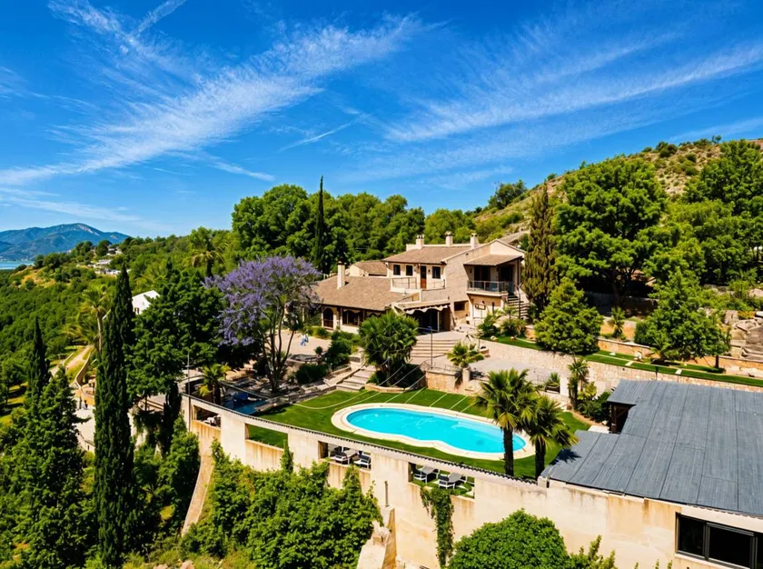 Voll ausgestattetes Ferienhaus mit privatem Pool, Garten und Grill | Bergblick | Ideal für Homeoffice | Haustierfreundlich - Image 1