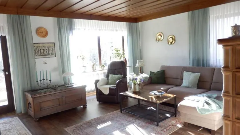 Appartement avec barbecue, terrasse et jardin | Vue jardin - Image 1