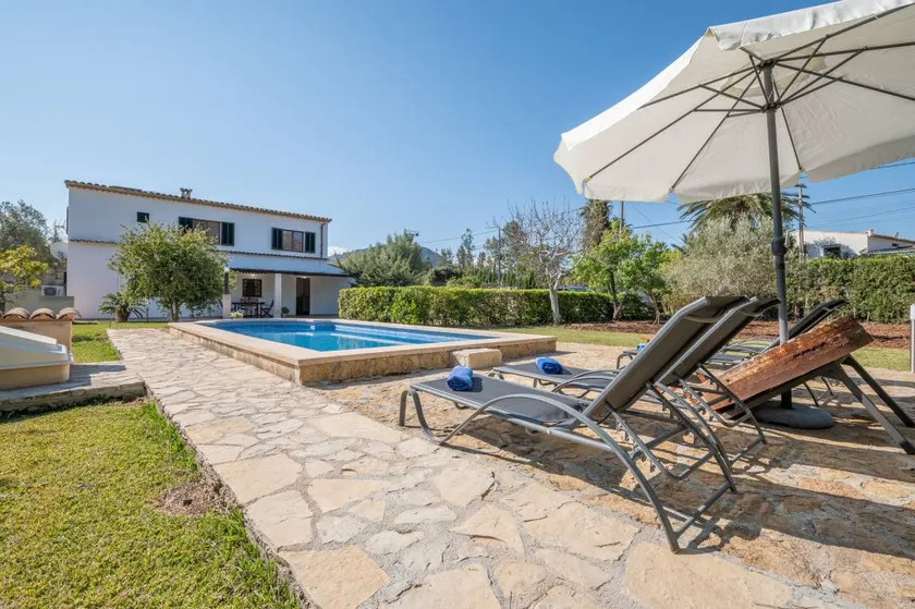 Finca avec piscine privée, jardin et terrasse | Vue jardin - Image 1