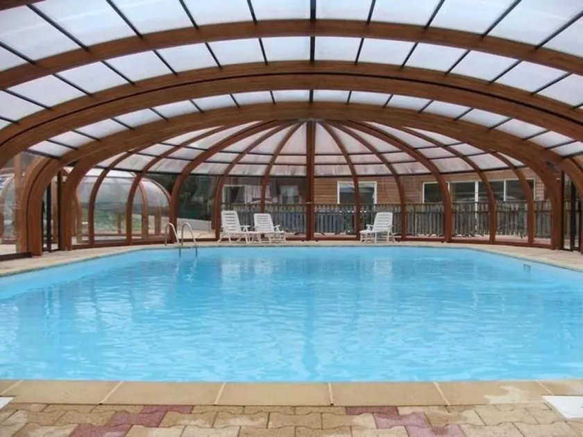 Chalet Fougère with Mountain Views, Shared Pool, and Wi-Fi - Image 1