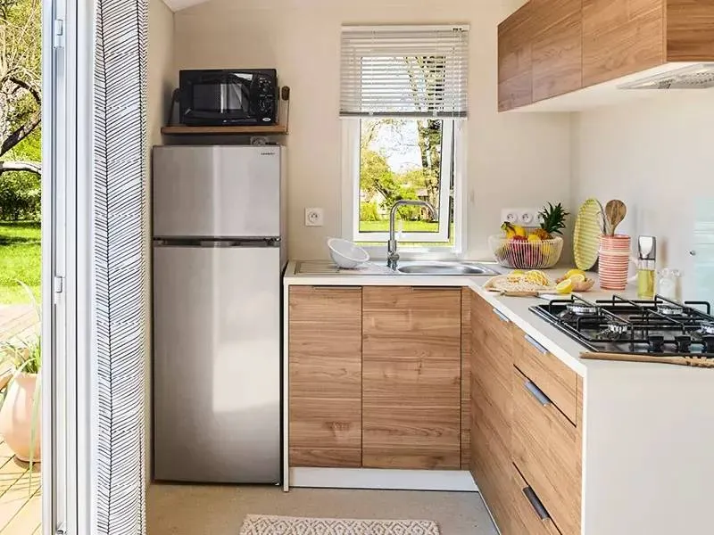 Campsite La Marmotte - Mobil Home Aqua Air-conditioned 3 rooms 4/6 people Terrace Semi-covered TV - Image 1