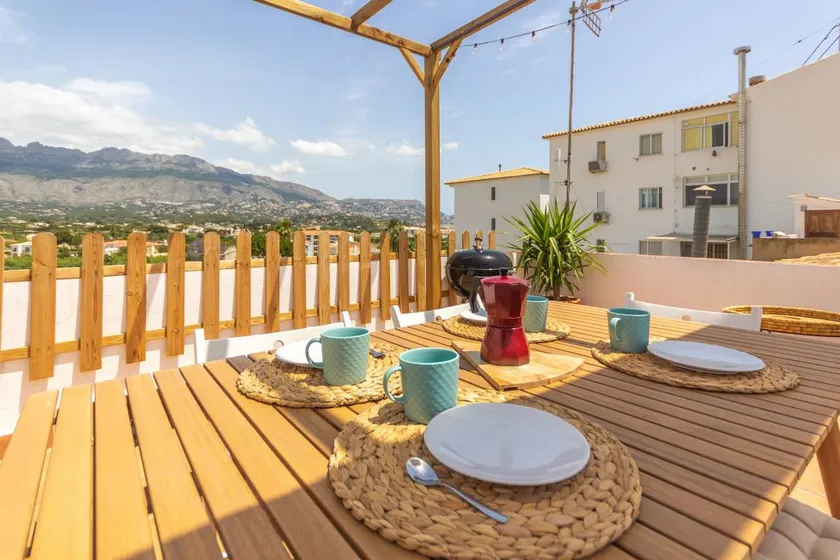 Holiday home with garden, terrace & barbeque | Mountain view - Image 1