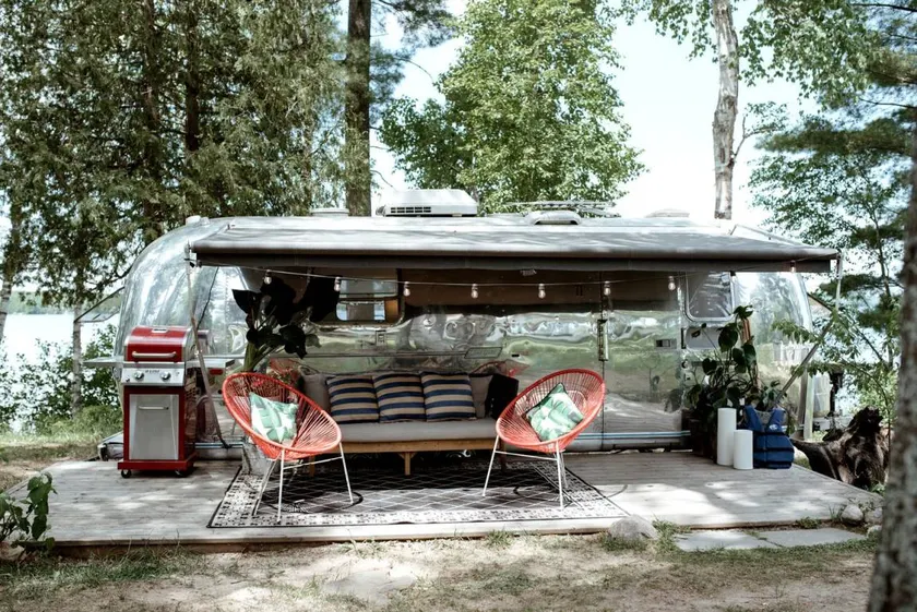 Awesome Caravan Rental with Grill and Fire Pit on Lake Bernard, Ontario - Image 1