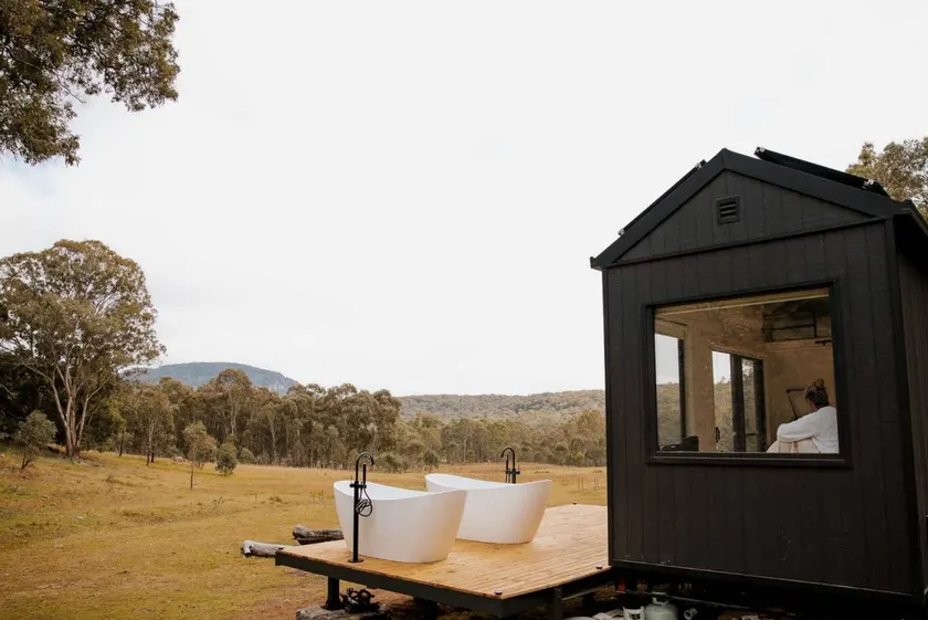 Secluded Tiny Home with Outdoor Bathtubs near Scenic Nature Trails in New South Wales - Image 1