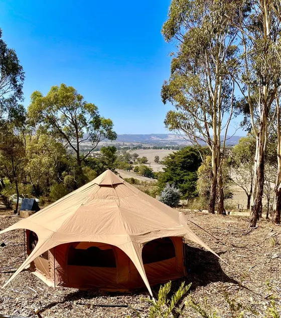Gorgeous Bell Tent Ideal for a Glamping Getaway in Inman Valley, South Australia - Image 1
