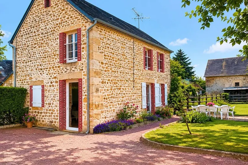 Cottage avec barbecue, terrasse et jardin | Vue jardin - Image 1