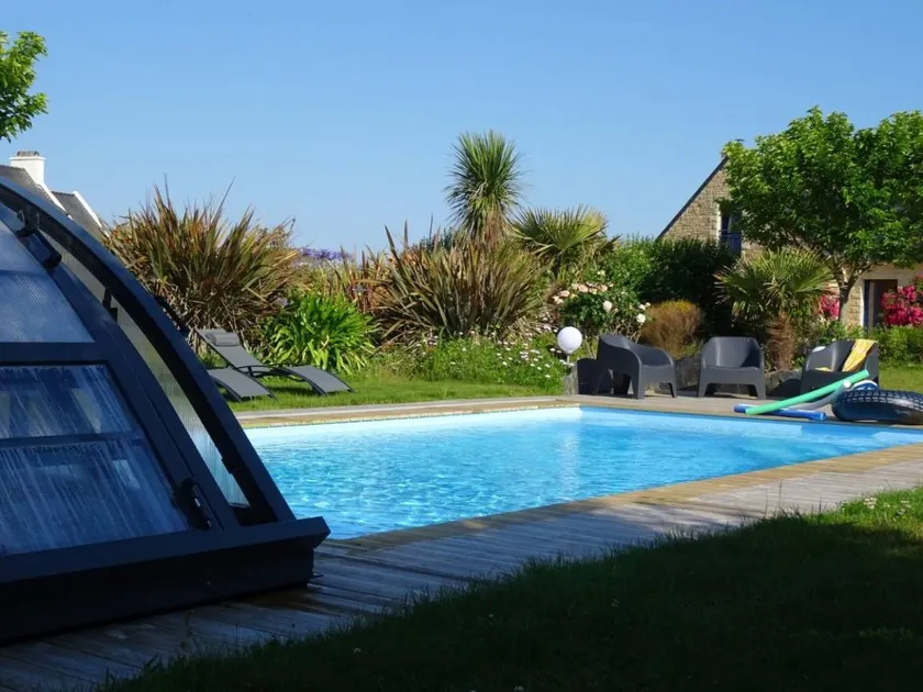 Ferienunterkunft mit Terrasse, Grill und beheiztem Pool - Image 1