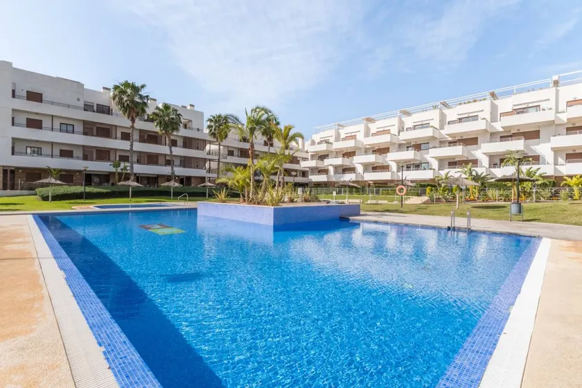 Family-friendly flat with terrace, pool & hot tub | Garden view - Image 1