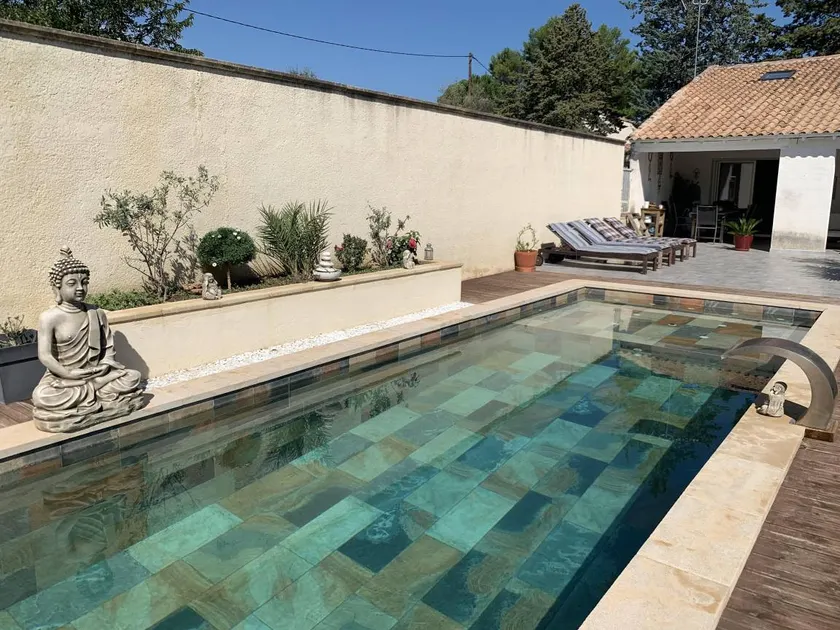 House with BBQ, terrace & private pool | Garden view - Image 1