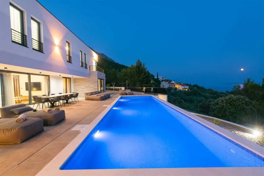 Villa Ivana Luxury Sea View Villa with Heated Pool and Jacuzzi Omis - Image 1