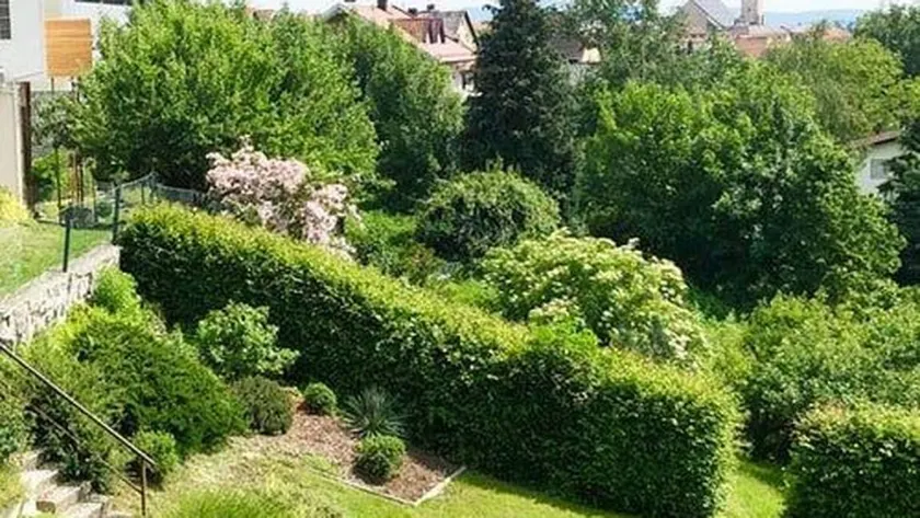 Flat with terrace, garden & barbeque | Garden view - Image 1
