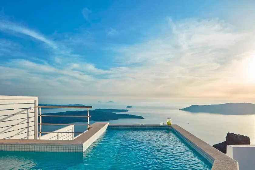 Deluxe Santorini Villa Caldera View House Amazing Caldera Sea - Image 1