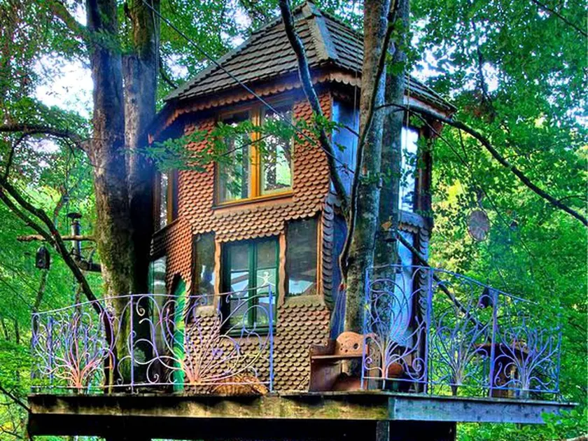 Rustic Tree House Rental for a Remote Holiday near Ussel, France - Image 1