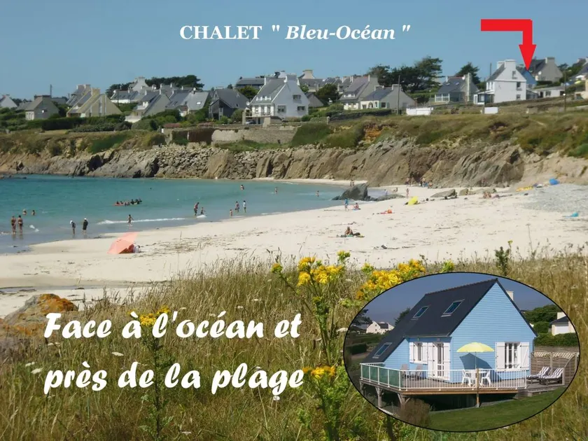 Chalet with garden, barbecue & terrace | Beach view - Image 1