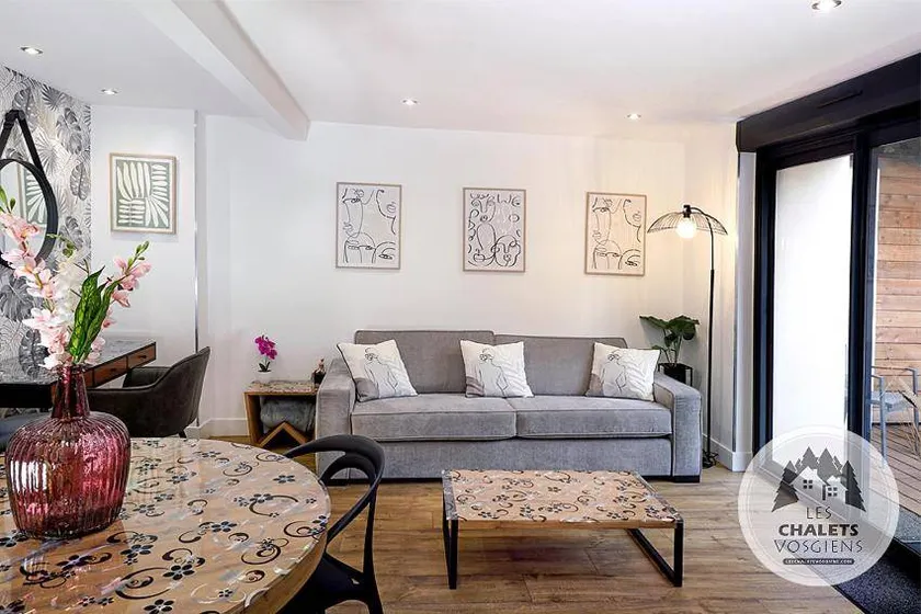 Appartement de vacances avec terrasse, barbecue et jardin | Vue jardin - Image 1