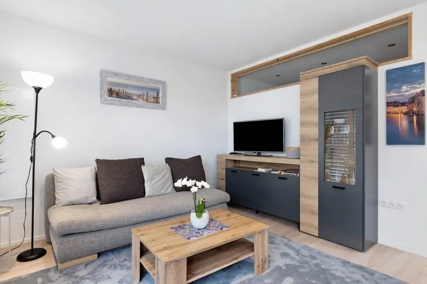 Appartement de vacances avec jardin, barbecue et terrasse | Vue jardin - Image 1