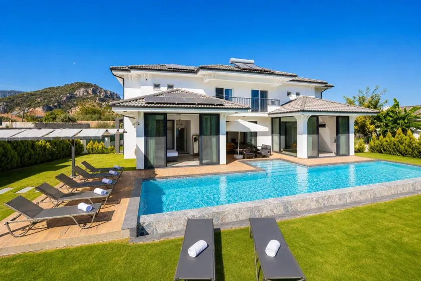Villa with barbeque, garden & private pool - Image 1