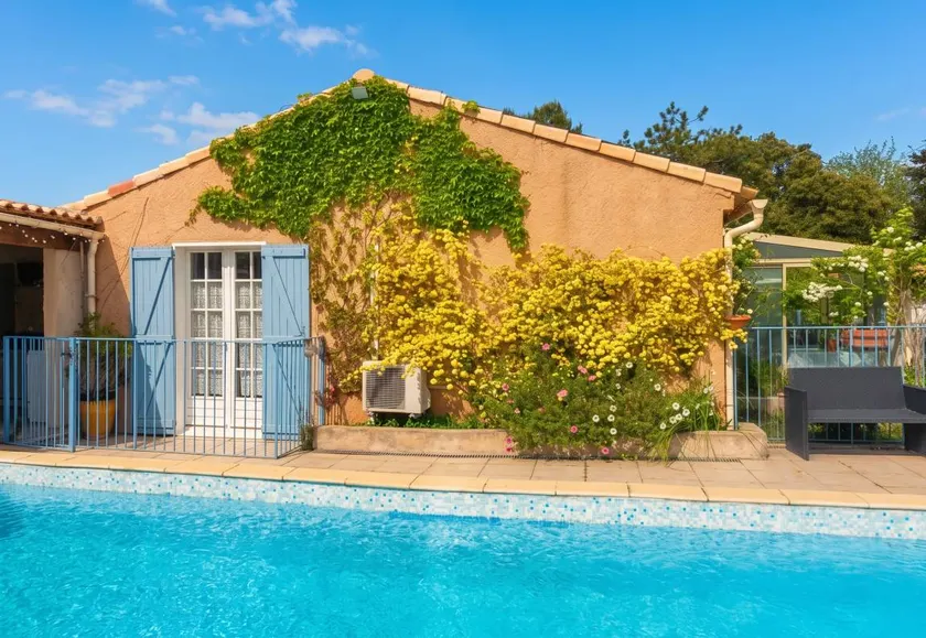 Holiday apartment with BBQ, terrace & pool | Pool view - Image 1