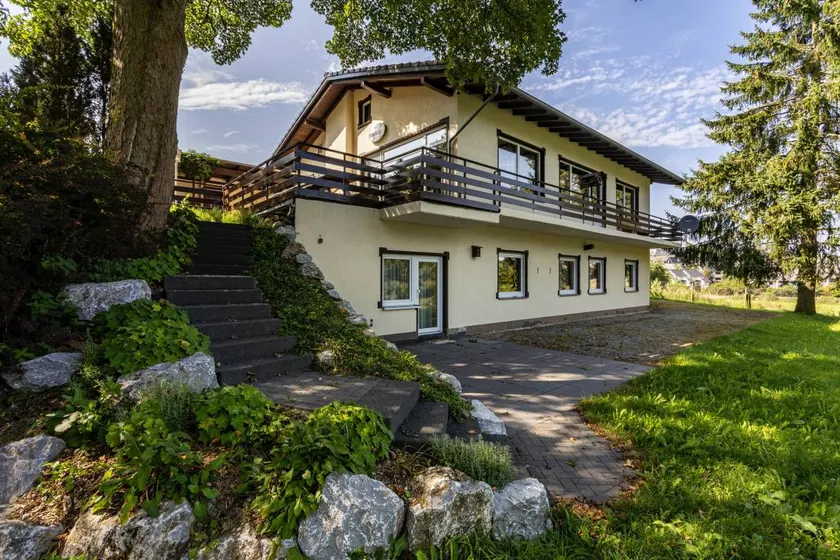 Holiday home with garden, terrace & sauna | Garden view - Image 1