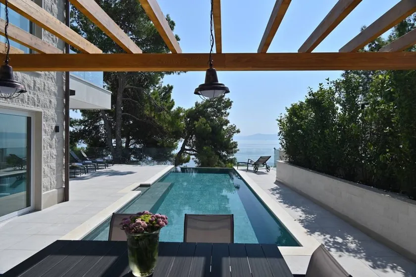 Luxury Beachfront Villa White Bellezza with private pool at the beach on Brac island - Sumartin - Image 1