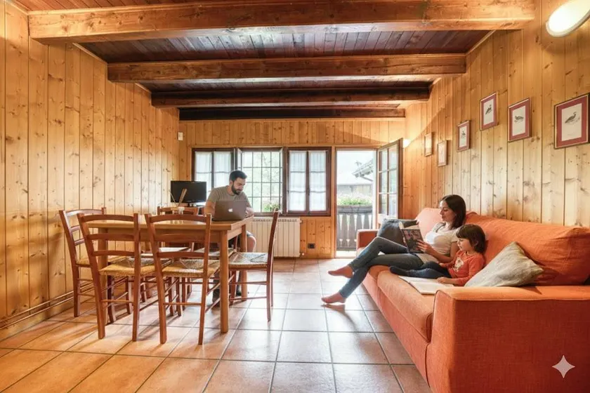 Apartment with garden & barbeque | Garden view - Image 1