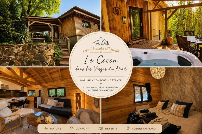 Chalet with hot tub, garden & BBQ | Mountain view - Image 1