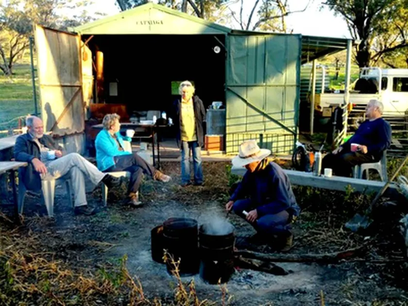 Rustic Glamping Hut Rental with a Fire Pit in Port Augusta, South Australia - Image 1