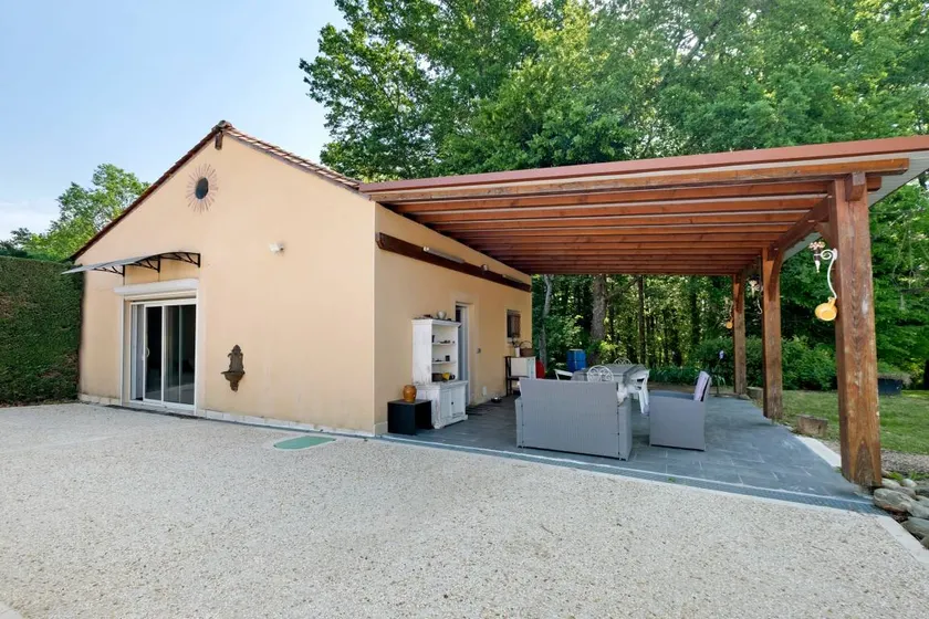 Apartment mit Pool, Garten und Terrasse | Haustierfreundlich - Image 1