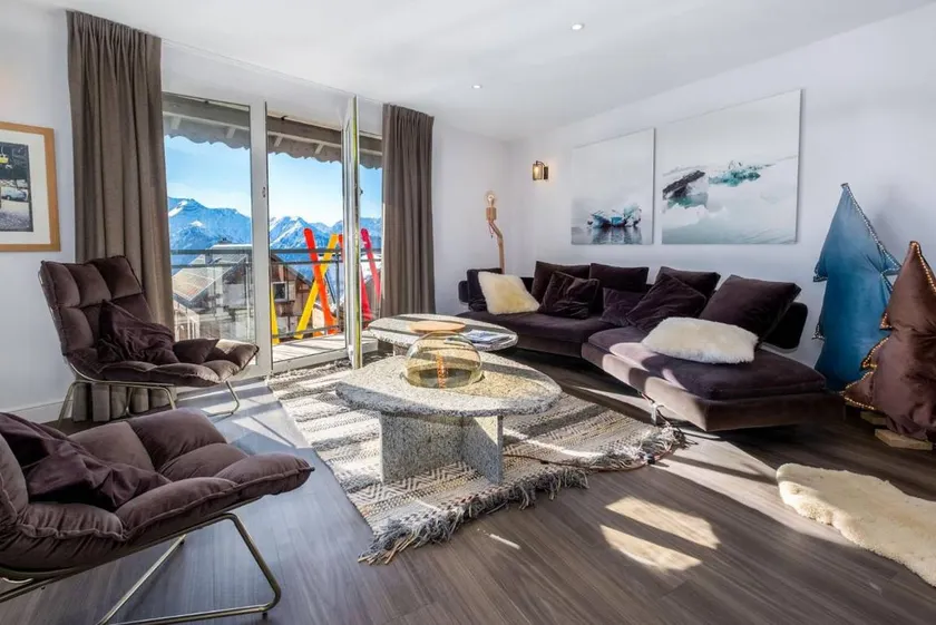 Appartement de vacances entièrement équipé avec internet haut débit et terrasse | Vue montagne | À côté du ski | Adapté au travail à distance | Avec animaux bienvenus - Image 1