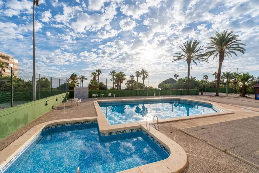 Holiday apartment with terrace, pool & garden | Close to Torre del Moro | Garden view - Image 1