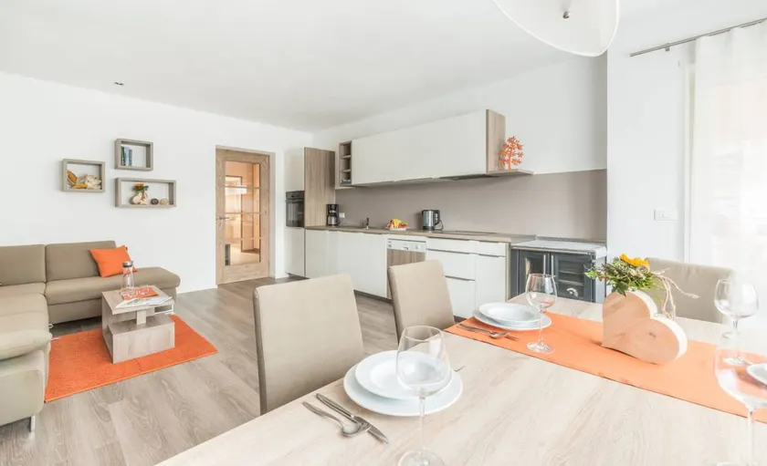 Appartement de vacances avec jardin, terrasse et barbecue | Vue jardin - Image 1