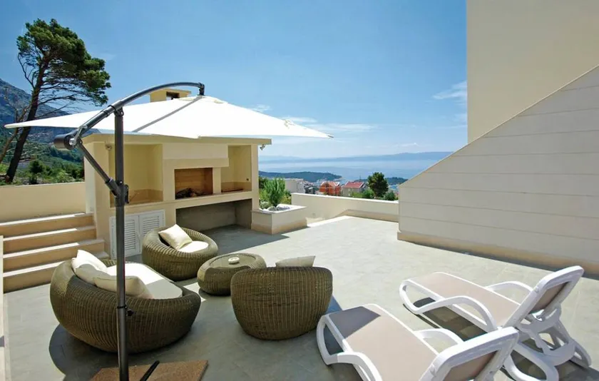 Appartement de vacances avec piscine, sauna et jardin | Vue mer - Image 1
