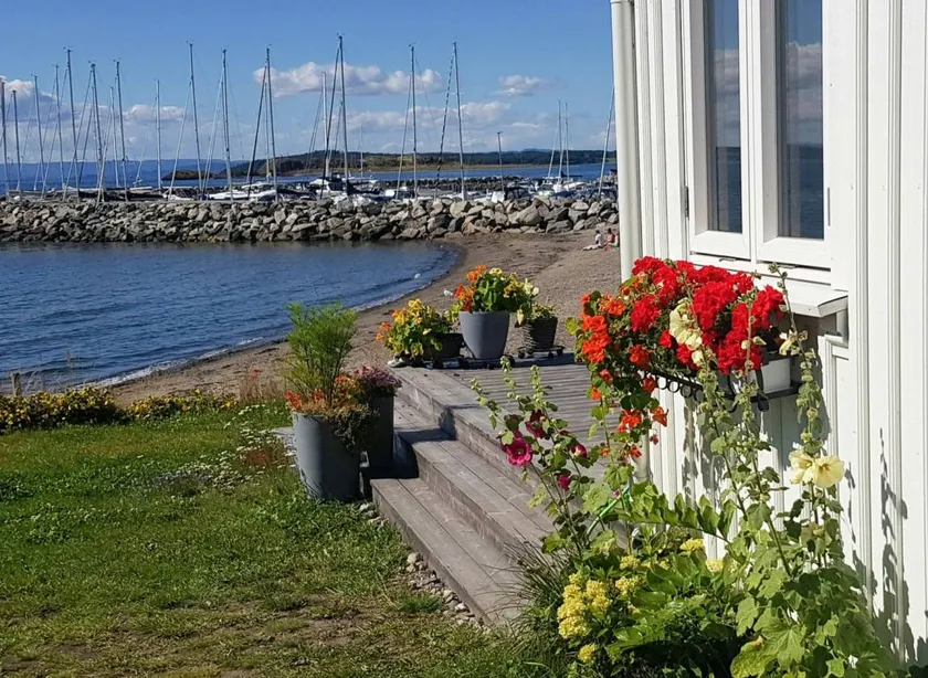 Cozy seaside cabin with beachfront in Fulgevik - Image 1