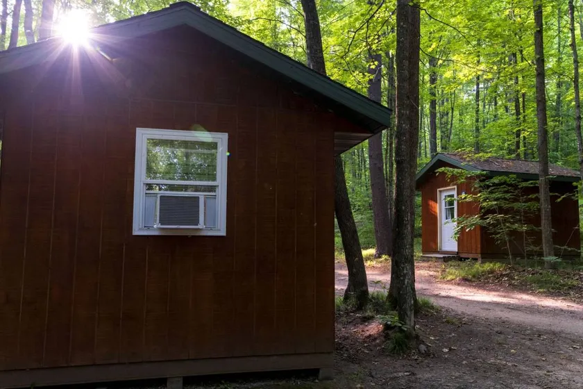 Porched Cabin for a Memorable Family Glamping Getaway near Wolf River in Wisconsin - Image 1