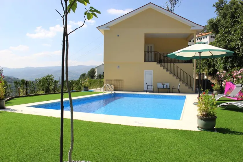 Villa with terrace, garden & private pool | Pool view | Perfect for remote work - Image 1