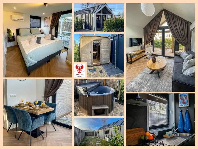 Lobsters Lodge in Heinkenszand ' Wellness Accommodation with Wood-Fired Hottub, Private Sauna and Outdoor Shower ' Airco's ' Free Wifi ' Complimentary Bed linen and Towels - Image 1