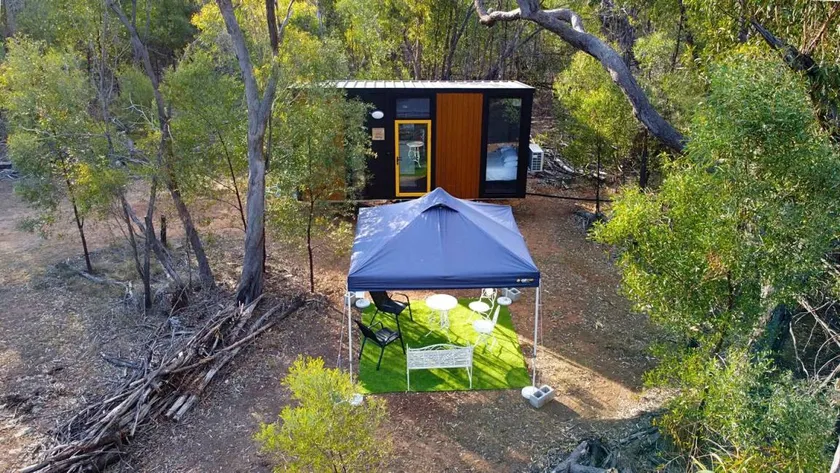 Nature Escape Tiny House with Walking Trails and Fire Pit Kumbarilla Queensland Australia - Image 1