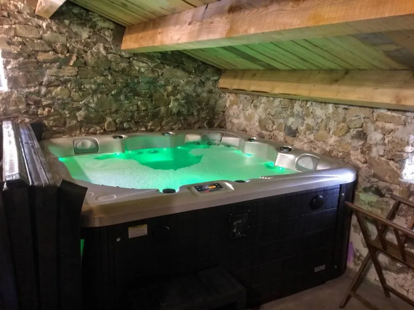 Maison avec jacuzzi, sauna et barbecue | Vue jardin - Image 1