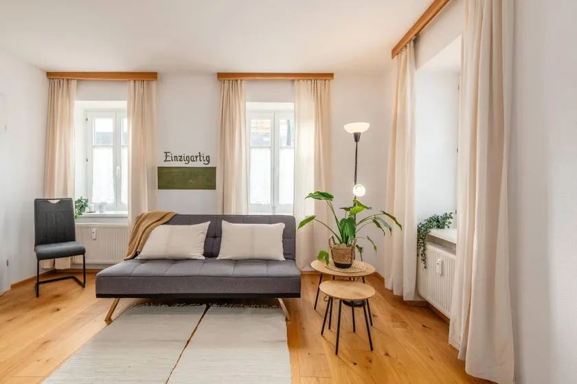 Appartement de vacances avec jardin, terrasse et sauna | Vue jardin - Image 1