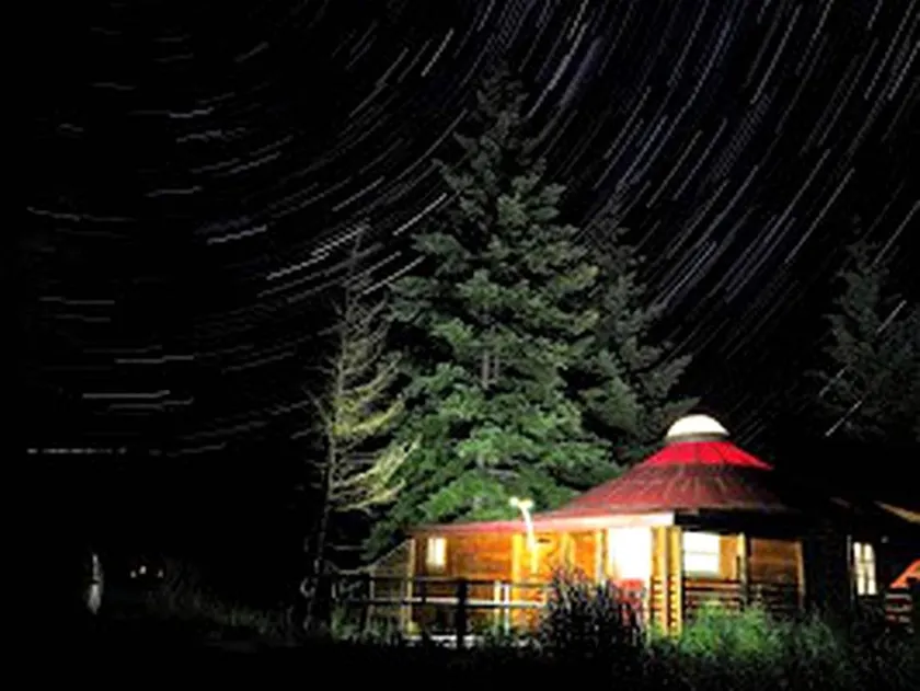 Unique Yurt Rental with a Hot Tub in White Salmon, Washington - Image 1