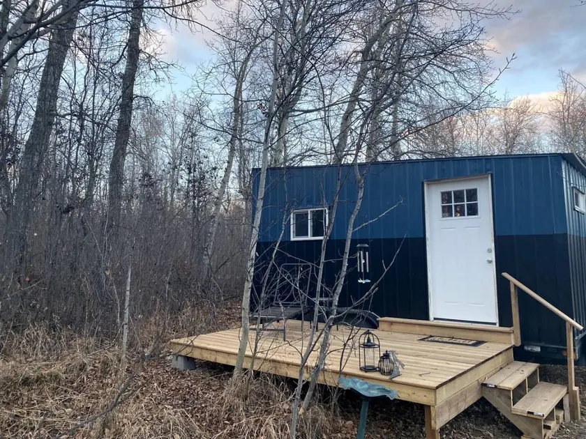 Forest Tiny Home with Hot Tub & Sauna in Alberta, Canada - Image 1