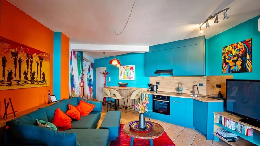 Flat with garden, barbecue & terrace - Image 1