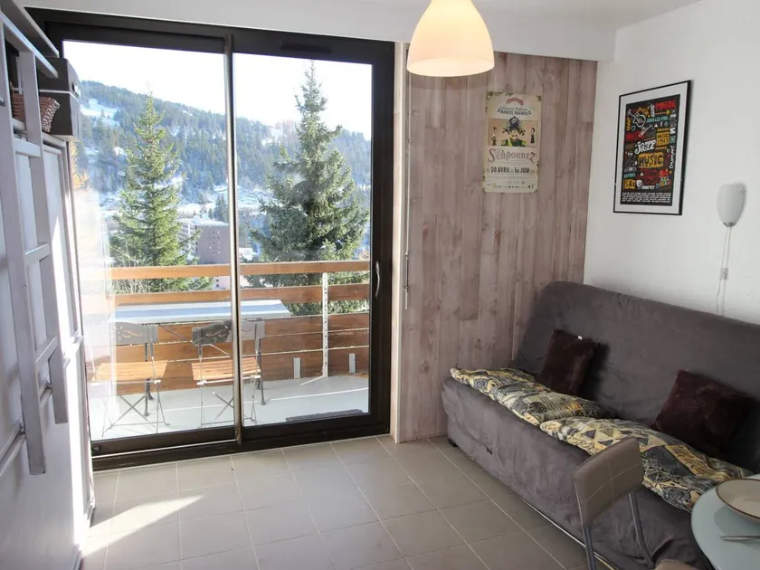 Renoviertes gut ausgestattetes Studio, Süd-Ausrichtung, Chamrousse - Image 1